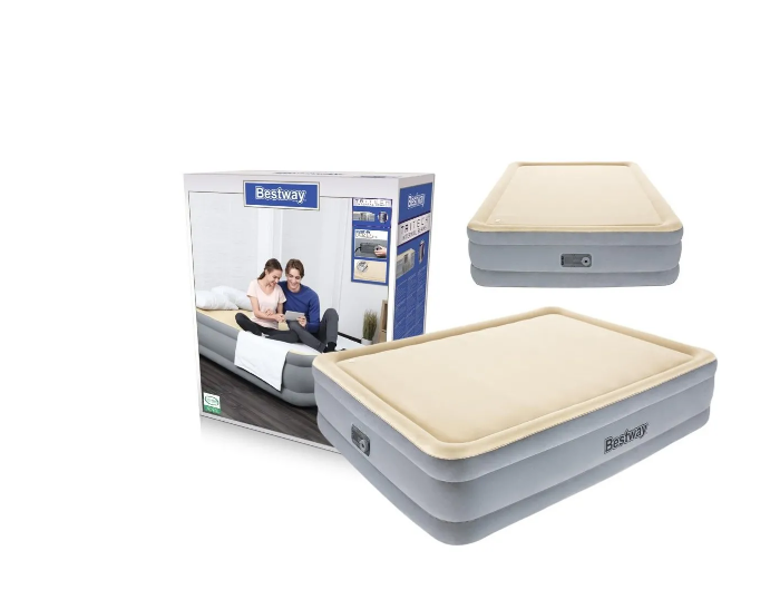 Saltea gonflabila dubla cu pompa incorporata Bestway air mattress 203x152x46 cm