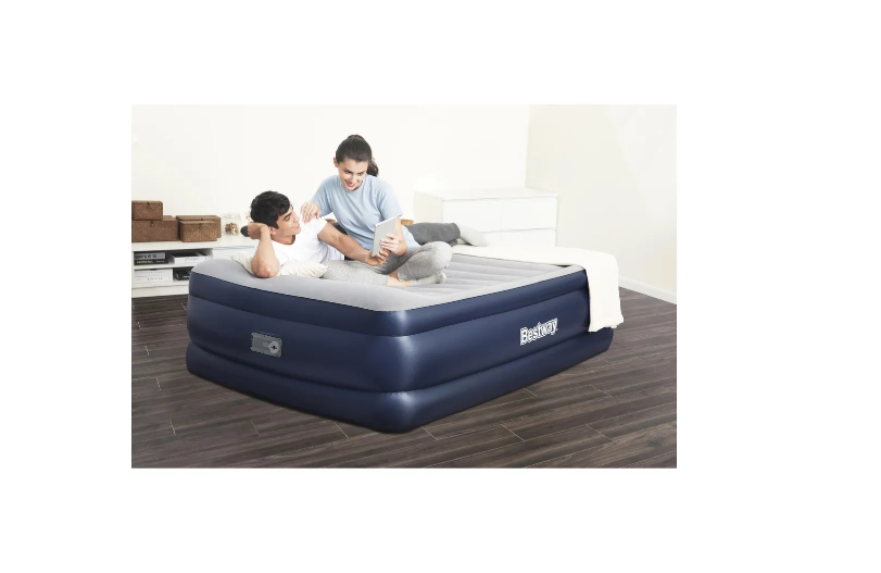 Saltea gonflabila dubla cu pompa incorporata Bestway air mattress 203x152x61 cm - 1 | YEO