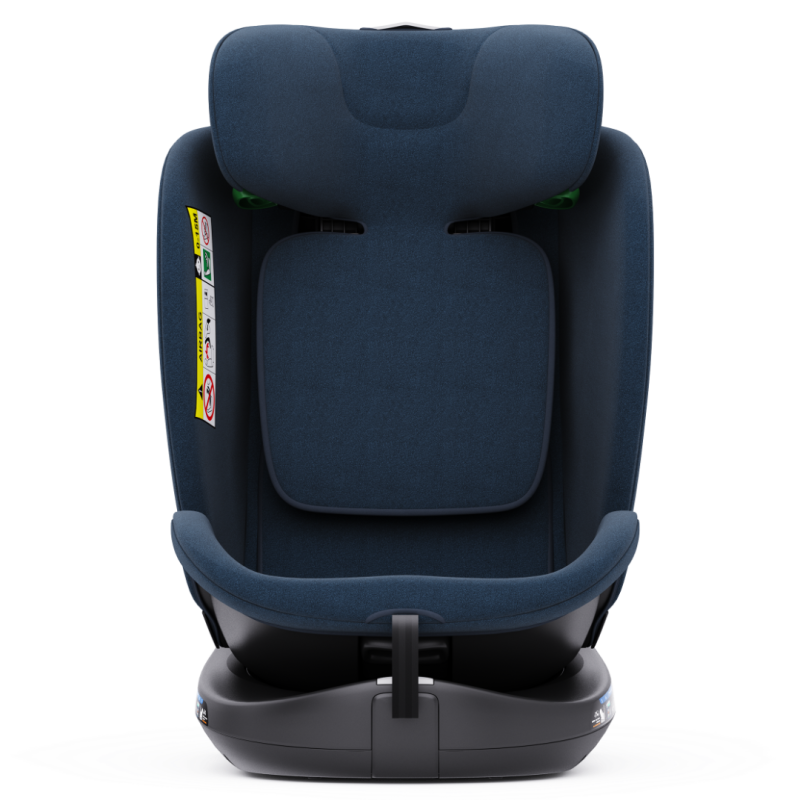 Scaun auto rotativ cu isofix B-Joy Deluxe Buf Boof iSize 40-150 cm blue - 5