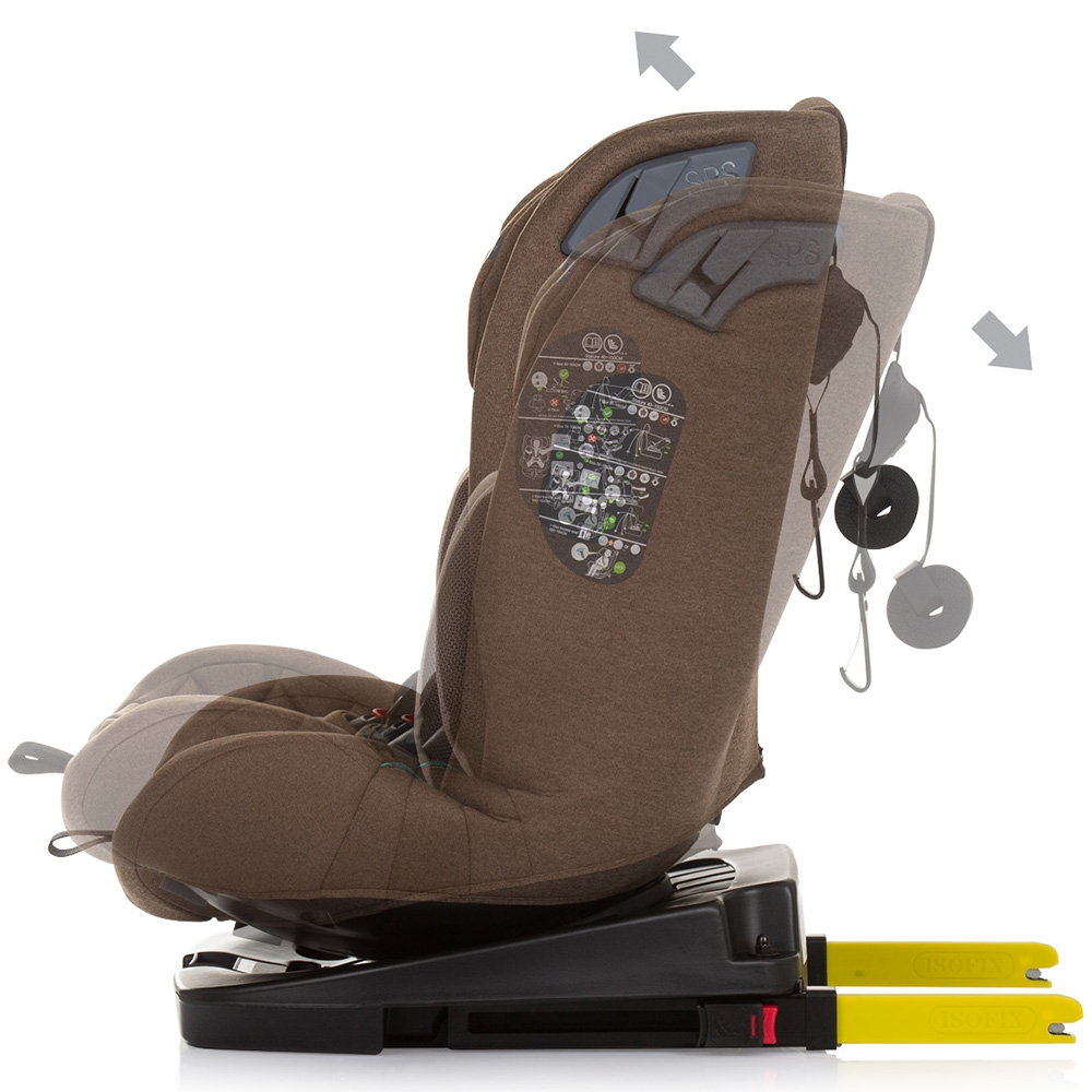 Scaun auto Chipolino X Factor I-Size 40-150 cm macadamia cu sistem Isofix - 3