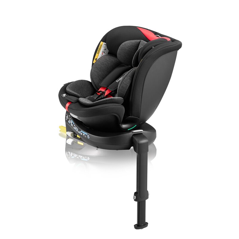 Scaun auto Lionelo i-Size Navy 40-150 cm cu isofix negrurosu - 2