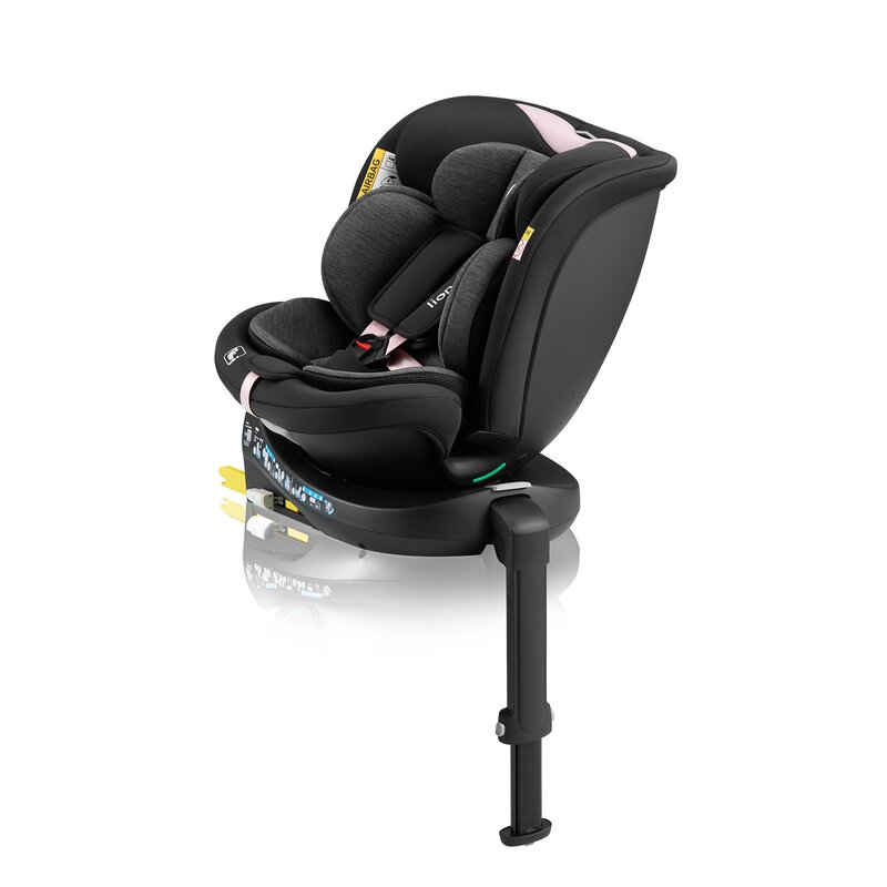 Scaun auto Lionelo i-Size Navy 40-150 cm cu isofix negruroz - 2