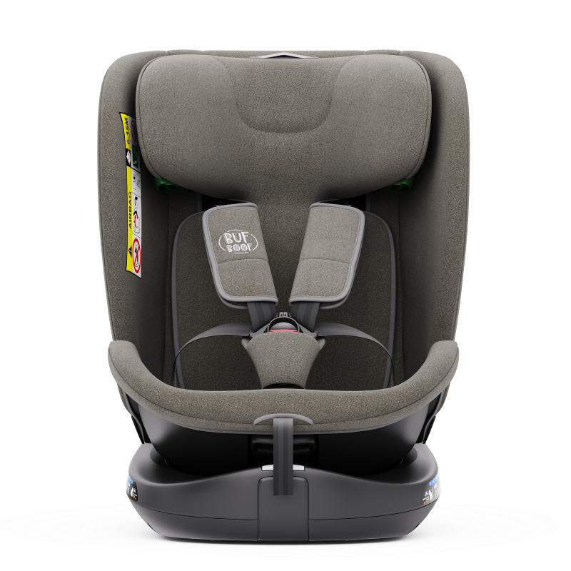 Scaun auto rotativ cu isofix B-Joy Deluxe Buf Boof iSize 40-150 cm lightbrown - 1 | YEO