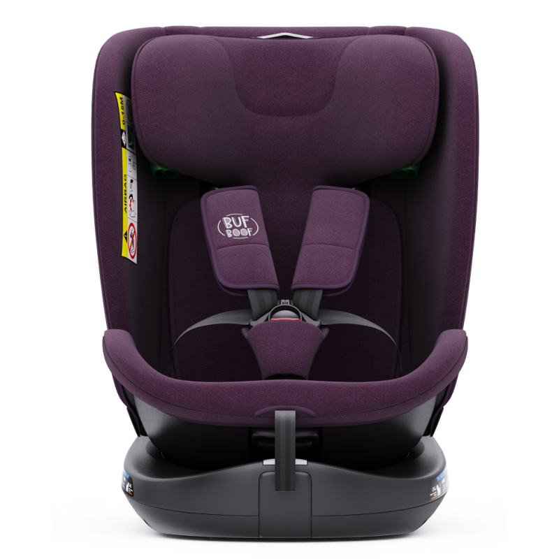 Scaun auto rotativ cu isofix B-Joy Deluxe Buf Boof iSize 40-150 cm purple - 5