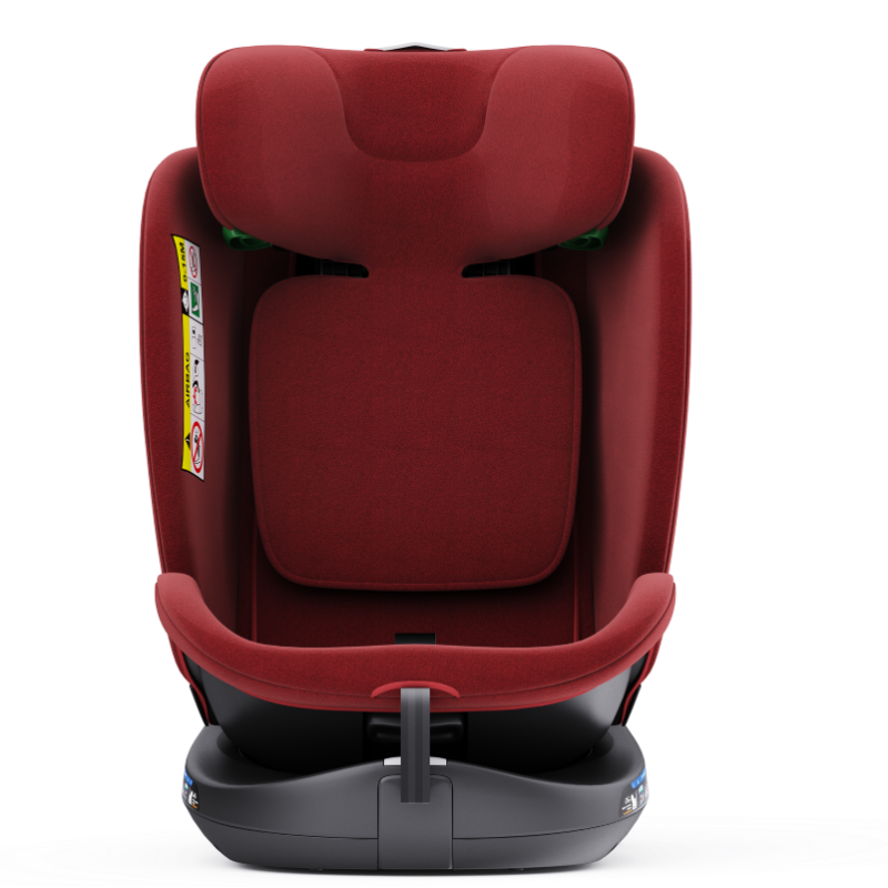 Scaun auto rotativ cu isofix B-Joy Deluxe Buf Boof iSize 40-150 cm red - 7