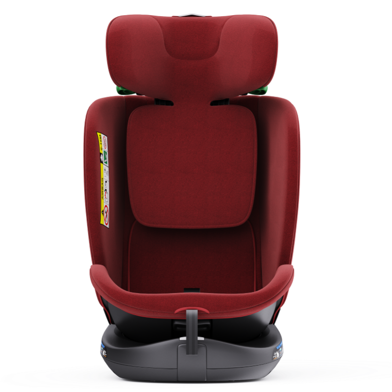 Scaun auto rotativ cu isofix B-Joy Deluxe Buf Boof iSize 40-150 cm red - 8