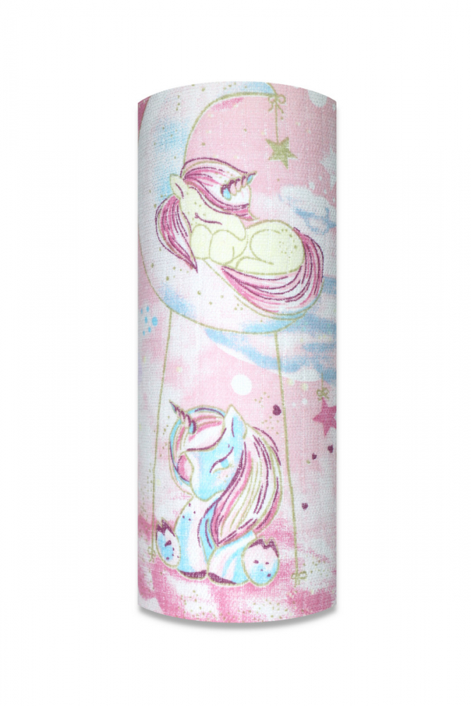 Scutec din muselina tetra 70x80 cm model Rose Unicorn - 2 | YEO