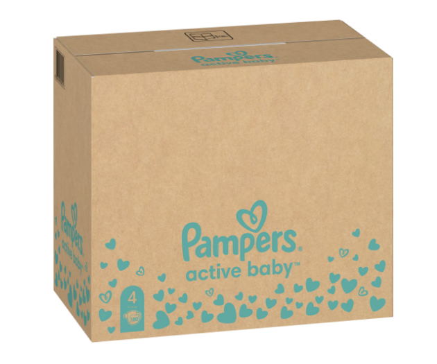 Scutece Pampers Active Baby XXL BOX Marimea 4, 9 -14 kg 180 buc - 2 | YEO