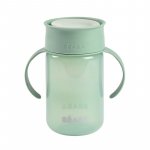 Cana de invatare Beaba 340 ml sage green