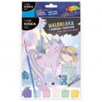 Carte de colorat A5 cu accesorii Kidea fairy