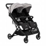 Carucior gemeni FreeON Active Twin de la nastere pana la 22 kg grey