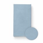 Cearceaf cu elastic Bocioland pentru patut din 100% bumbac jersey 120x60 cm 0 luni+ blue