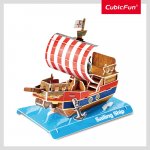 Puzzle 3D nava cu panze 33 piese Cubic Fun