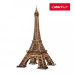 Puzzle 3D turnul Eiffel nivel complex 314 piese Cubic Fun