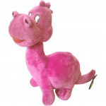 Dinozaur de plus 28 cm Friendlies plush roz