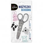 Foarfeca pentru copii Kidea model panda cu etui