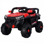 Masinuta electrica 12V cu telecomanda si scaun din piele Nichiduta Super Car Red