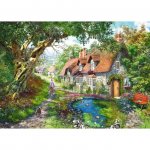 Puzzle Ravensburger casuta pe deal 1000 piese design nou