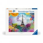 Puzzle Ravensburger carte postala din Paris 500 piese