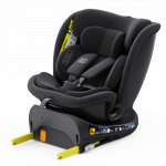 Scaun auto rotativ cu isofix B-Joy Deluxe Buf Boof iSize 40-150 cm black