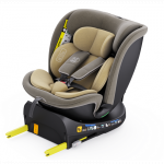 Scaun auto rotativ cu isofix B-Joy Deluxe Buf Boof iSize 40-150 cm lightbrown