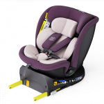 Scaun auto rotativ cu isofix B-Joy Deluxe Buf Boof iSize 40-150 cm purple