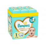 Scutece Pampers Premium Care XXL Box Nou Nascut Marimea 1, 2-5 kg, 156 buc