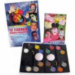 Set 12 culori germane face paint paleta profesionala Eulenspiegel