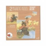 Set 2 puzzle-uri magnetice ursuletul de plus Egmont toys