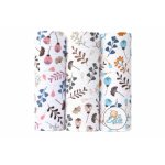 Set 3 scutece din finet 70x80 cm No2 Flowers