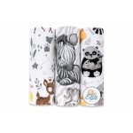 Set 3 scutece din finet 70x80 cm No5 Animals