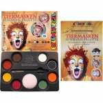 Set 8 culori germane face paint masti animale Eulenspiegel