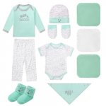 Set cadou nou nascuti Mothers Choice 10 piese din bumbac model norisor