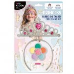 Set de machiaj pentru copii Kidea princess 6 culori coronita inclusa