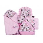 Set multifunctional complet pentru bebelusi cu 5 piese Minky Rabbit