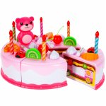 Set tort aniversar cu 80 de accesorii Fruit Cake