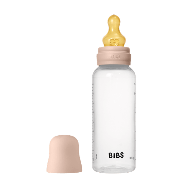 Set complet biberon anticolici Bibs 270 ml latex Blush