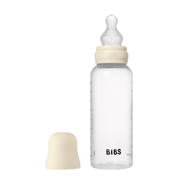 Set complet biberon anticolici Bibs 270 ml Silicon Ivory