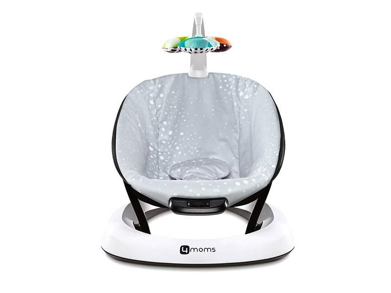 Balansoar electric 4moms BounceRoo Silver Plush