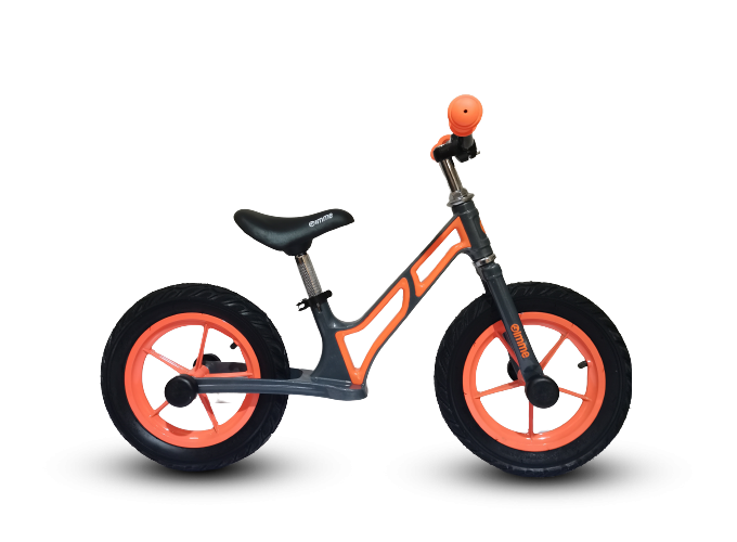 Bicicleta fara pedale 11 inch Leo Orange