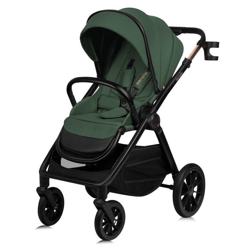 Carucior 3 in 1 Lionelo reversibil Layla verde - 2