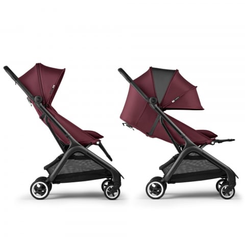 Carucior Bugaboo Butterfly black dark cherry - 2