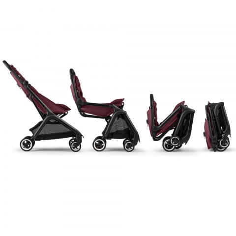 Carucior Bugaboo Butterfly black dark cherry - 3