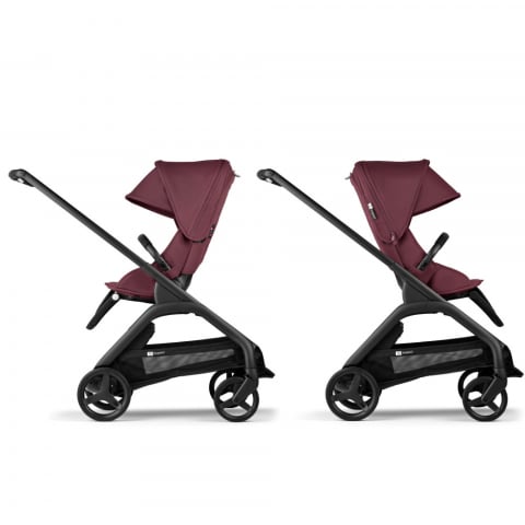 Carucior Bugaboo Dragonfly black dark cherry - 2