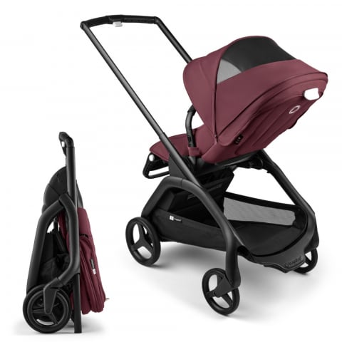 Carucior Bugaboo Dragonfly black dark cherry - 3 | YEO