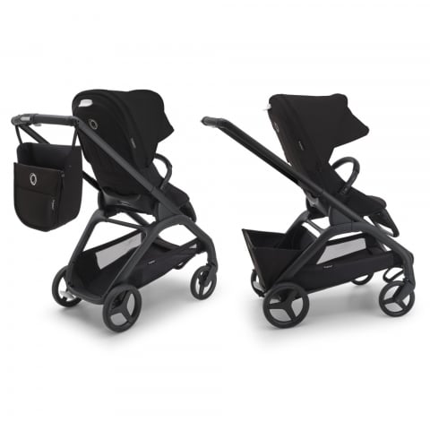 Carucior Bugaboo Dragonfly black dark cherry - 4