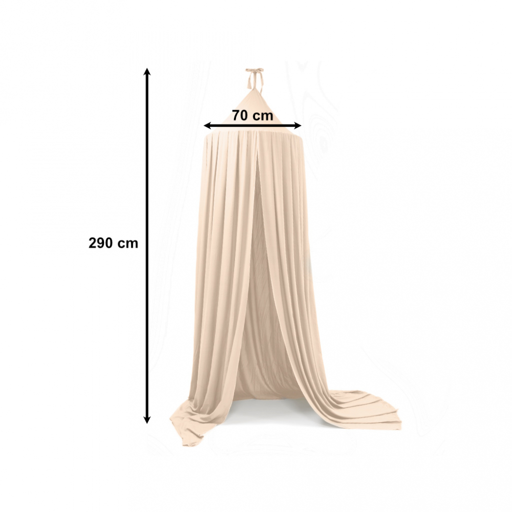 Cort baldachin suspendat Teepee multifunctional pentru copii 290cm Beige - 1 | YEO