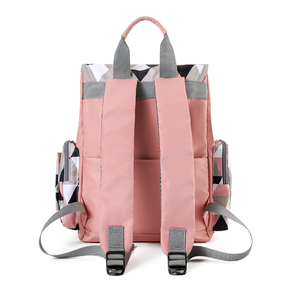 Set geanta pentru mamici HE pink - 3 | YEO