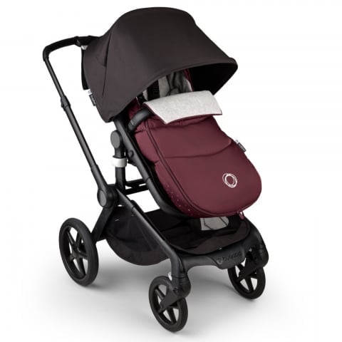 Husa de picioare universala carucior Bugaboo dark cherry - 3