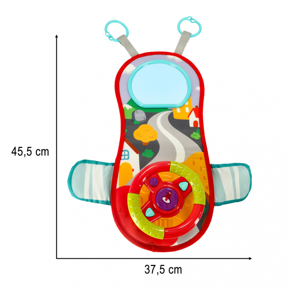 Jucarie interactiva cu sunete Volan Steering - 4